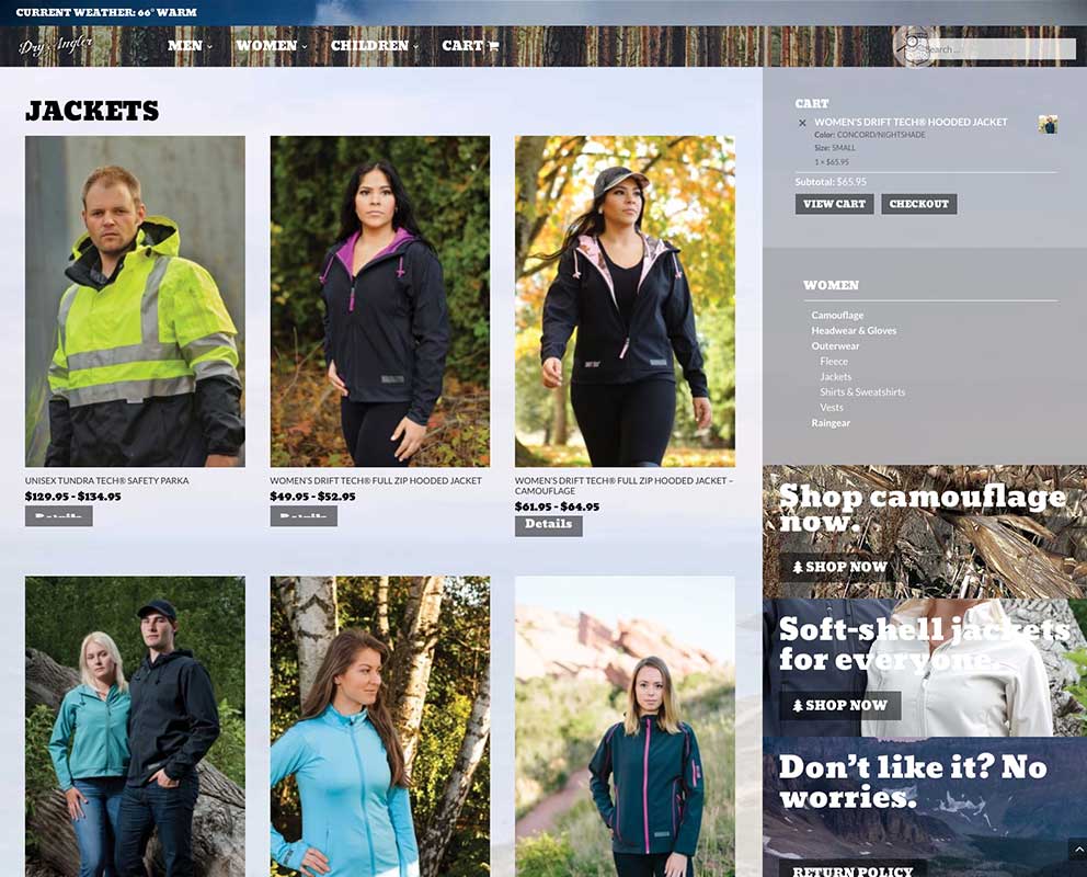 Preview image of Dry Angler Apparel category page