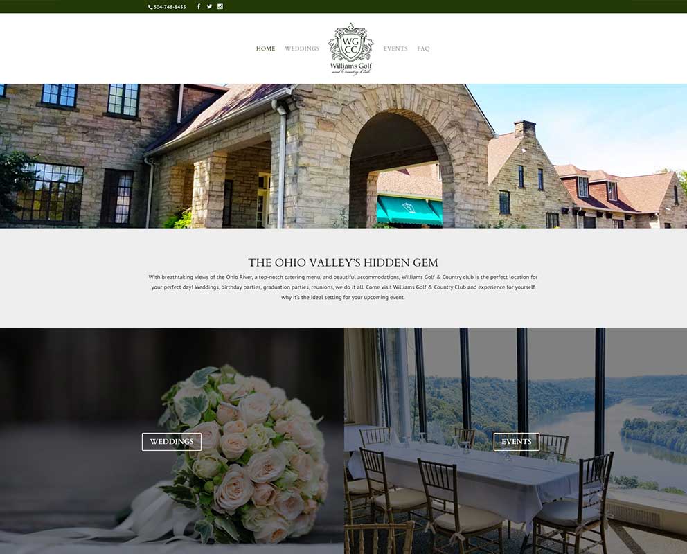 Preview image of Williams Golf & Country Club homepage